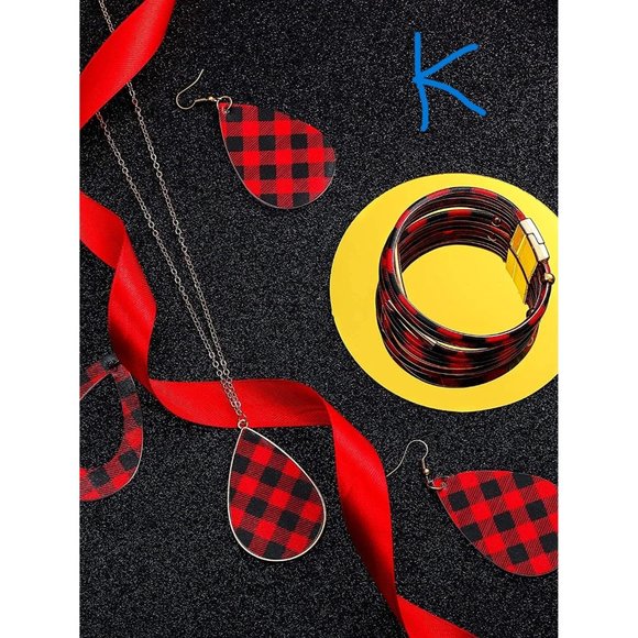 New 4 Pieces Women's Glitter Jewelry Set Multi-Layer Bracelet - Picture 11 of 14